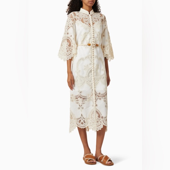 ZIMMERMANNTiggy embroidered shirt dress Zimmermann 0